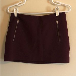 Aritzia Wilfred Maroon Skirt